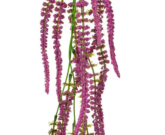 Искусственная ампельная ветвь из цветов, темно-сиреневая, 87 см, изображение 2 ᐒ купить на  ❤ Like7km.com.ua