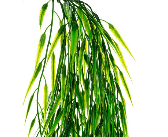 Искусственная ампельная ветвь, зелено-коричневая, 92 см, изображение 2 ᐒ купить на  ❤ Like7km.com.ua