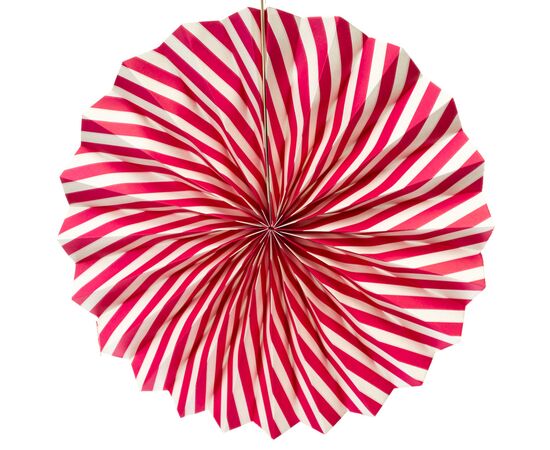 Набор з 6 бумажных вееров , малиновый, изображение 2 ᐒ купить на  ❤ Like7km.com.ua