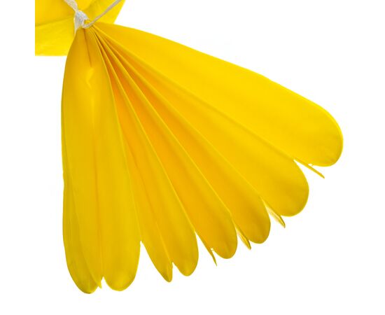 Бумажный пом-пон, желтый 25 см., изображение 2 ᐒ купить на  ❤ Like7km.com.ua