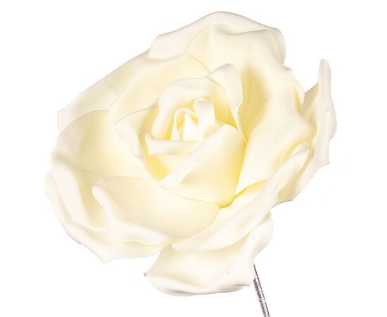 Цветок для фотозоны белый 22 см (маленький), изображение 2 ᐒ купить на  ❤ Like7km.com.ua