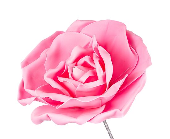 Цветок для фотозоны розовый 22 см (маленький), изображение 2 ᐒ купить на  ❤ Like7km.com.ua