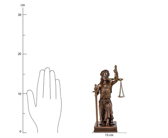 Статуэтка "Фемида", 17 см VERONESE, изображение 7 ᐒ купить на  ❤ Like7km.com.ua