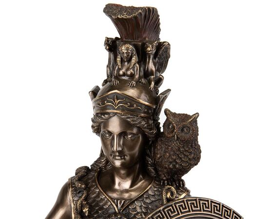 Статуэтка "Афина с копьем и щитом" VERONESE, изображение 4 ᐒ купить на  ❤ Like7km.com.ua