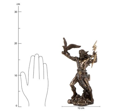 Статуэтка "Зевс Громовержець", 24 см VERONESE, изображение 7 ᐒ купить на  ❤ Like7km.com.ua