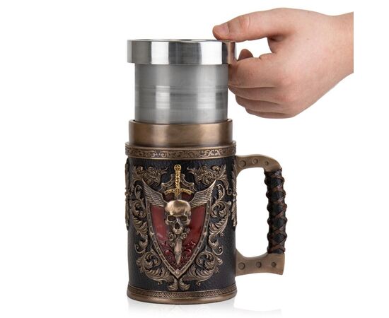 Пивной бокал "Кубок темноты", 16 см VERONESE, изображение 3 ᐒ купить на  ❤ Like7km.com.ua