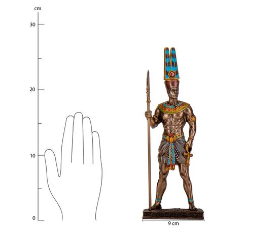 Статуэтка "Амон – египетский бог", 26 см VERONESE, изображение 7 ᐒ купить на  ❤ Like7km.com.ua