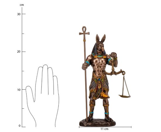 Статуэтка "Анубис - бог загробного мира", 27 см VERONESE, изображение 8 ᐒ купить на  ❤ Like7km.com.ua