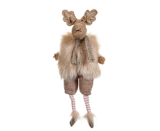 Фигурка декоративная (подвеска) "Олень" мальчик в коричневом, изображение 2 ᐒ купить на  ❤ Like7km.com.ua