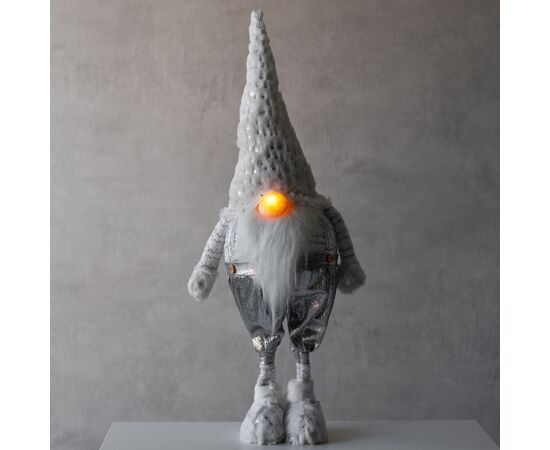 Фигурка с подсветкой "Серебряный гном", 72 см, изображение 4 ᐒ купить на  ❤ Like7km.com.ua