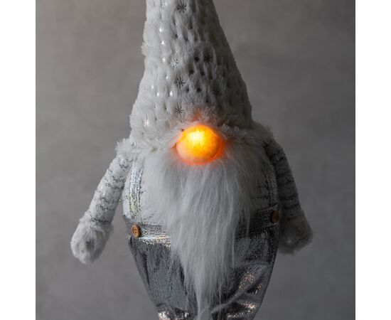 Фигурка с подсветкой "Серебряный гном", 72 см, изображение 5 ᐒ купить на  ❤ Like7km.com.ua