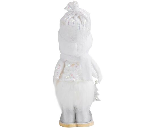 Фигурка "Стильный снеговик", белая, 27 см, изображение 2 ᐒ купить на  ❤ Like7km.com.ua