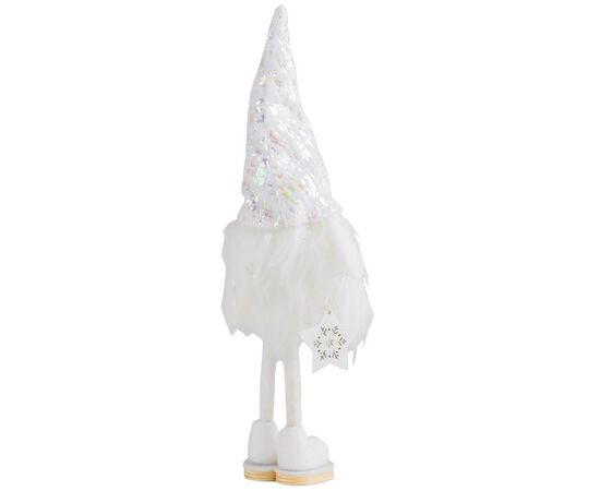 Фигурка "Стильный гном", белая, 25 см, изображение 2 ᐒ купить на  ❤ Like7km.com.ua