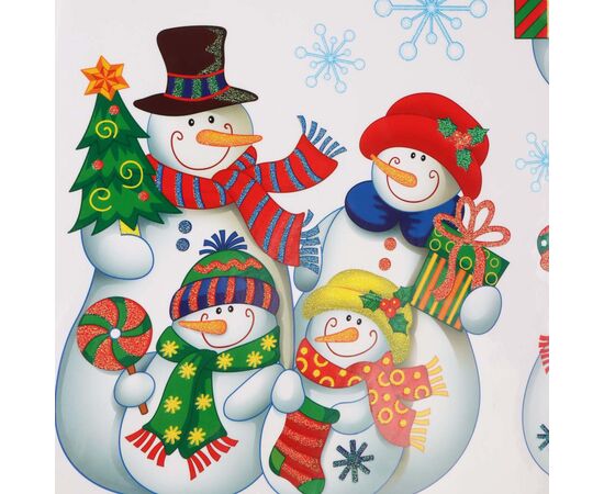 Наклейки "Семья снеговиков", изображение 2 ᐒ купить на  ❤ Like7km.com.ua