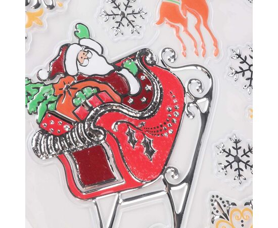 Наклейки "Счастливого Рождества" цветные, изображение 2 ᐒ купить на  ❤ Like7km.com.ua