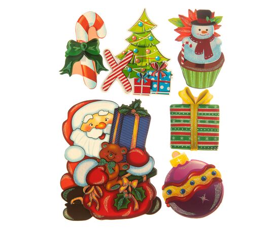 Набор наклеек "Милый снеговик" * случайный выбор дизайна, изображение 3 ᐒ купить на  ❤ Like7km.com.ua