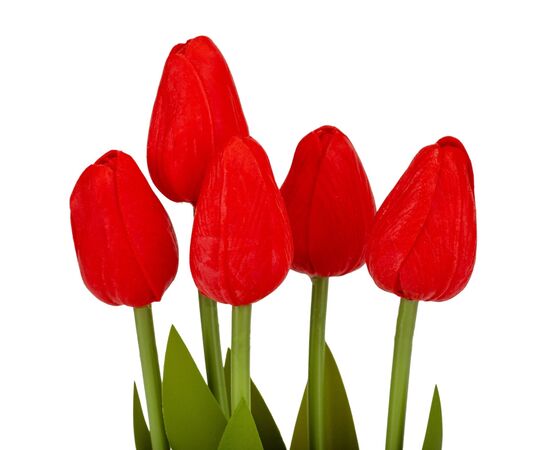 Букет тюльпанов "Рапсодия", красный, 25,5 см, изображение 2 ᐒ купить на  ❤ Like7km.com.ua