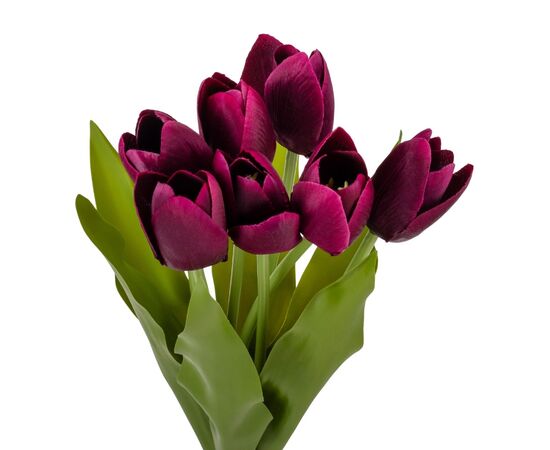 Букет тюльпанов "Красочность", фиолетовый, 40 см, изображение 2 ᐒ купить на  ❤ Like7km.com.ua