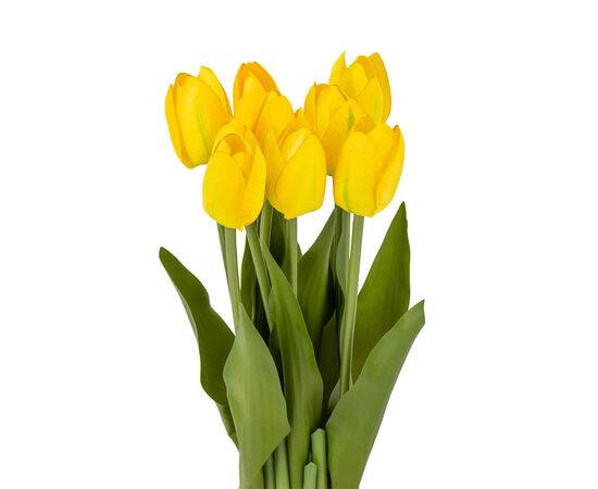 Букет тюльпанов 29 см, желтый, изображение 2 ᐒ купить на  ❤ Like7km.com.ua