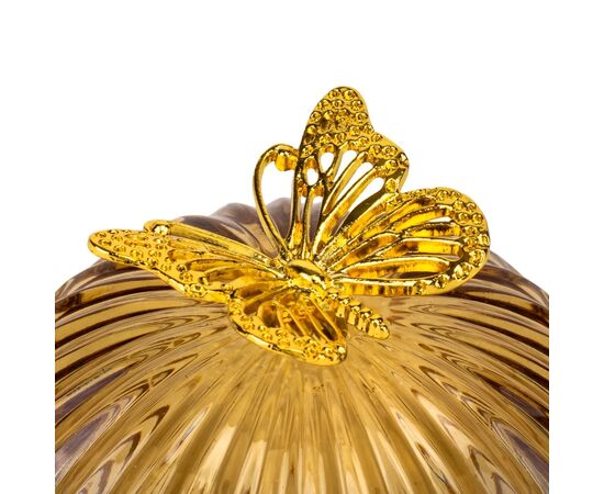 Емкость для хранения "Золотая бабочка", 13 см, изображение 2 ᐒ купить на  ❤ Like7km.com.ua