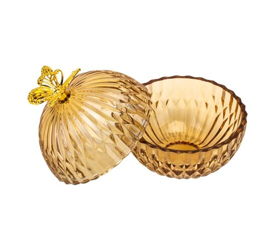 Емкость для хранения "Золотая бабочка", 13 см, изображение 3 ᐒ купить на  ❤ Like7km.com.ua