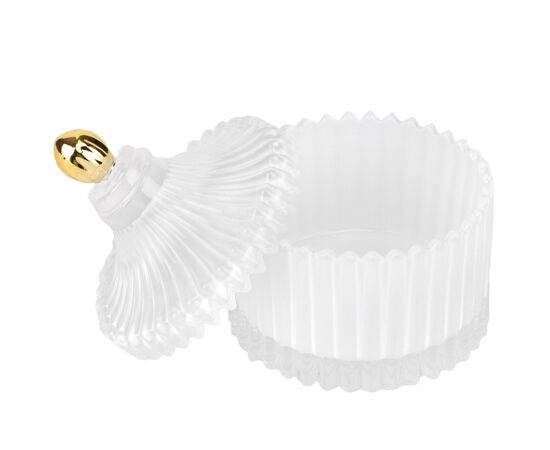 Емкость для хранения "Ария", белая, 9 см, изображение 2 ᐒ купить на  ❤ Like7km.com.ua