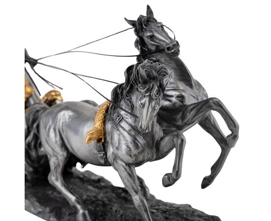 Статуэтка "Римский воин на колеснице" (17 см)  VERONESE, изображение 3 ᐒ купить на  ❤ Like7km.com.ua