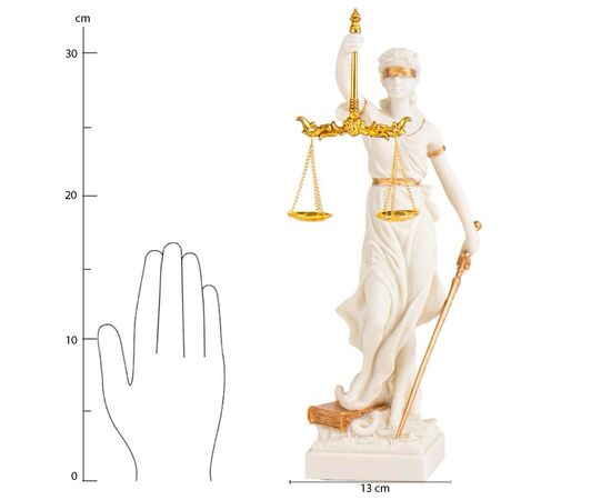 Статуэтка "Фемида", 32 см VERONESE, изображение 8 ᐒ купить на  ❤ Like7km.com.ua