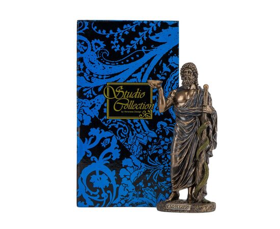 Статуэтка "Асклепий: Бог Медицины", 16 см VERONESE, изображение 2 ᐒ купить на  ❤ Like7km.com.ua