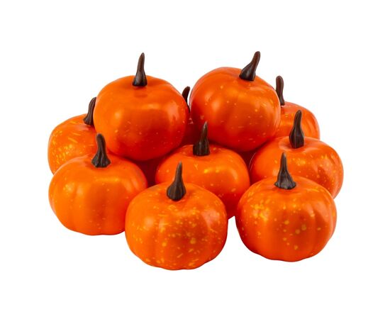 Декоративная тыква "Осенний аромат", оранжевый, 6 см, изображение 2 ᐒ купить на  ❤ Like7km.com.ua