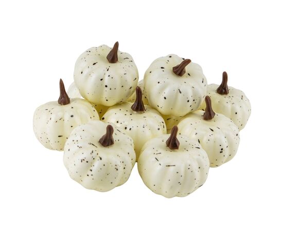 Декоративная тыква "Осенний уют", белая, 5,5 см, изображение 2 ᐒ купить на  ❤ Like7km.com.ua