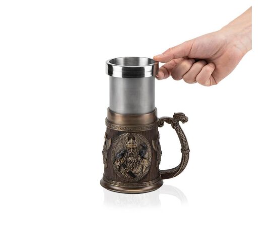 Пивной бокал "Викинг", 600 мл, 14,5 см VERONESE, изображение 4 ᐒ купить на  ❤ Like7km.com.ua