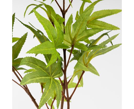 Искусственная ветка "Клен", зеленая, 85 см, изображение 4 ᐒ купить на  ❤ Like7km.com.ua