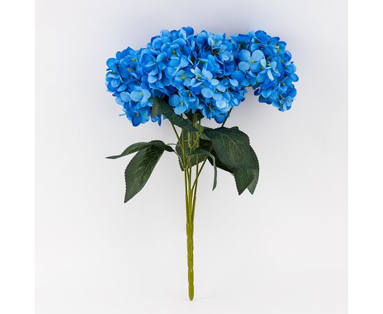 Букет гортензий, 5 бутонов, голубой, 44 см, изображение 2 ᐒ купить на  ❤ Like7km.com.ua