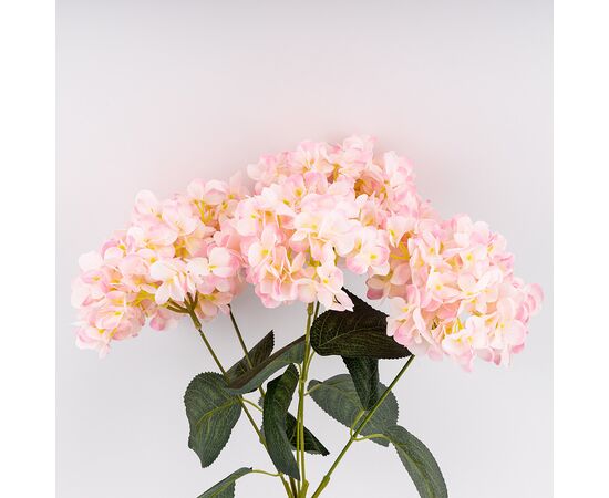 Букет гортензий, 5 бутонов, розовый, 44 см, изображение 3 ᐒ купить на  ❤ Like7km.com.ua