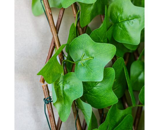 Декоративная панель из искусственной зелени и лозы "Плющ", 37,5*120 см, изображение 2 ᐒ купить на  ❤ Like7km.com.ua