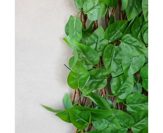 Декоративная панель из искусственной зелени и лозы "Фикус", 36*120 см, изображение 2 ᐒ купить на  ❤ Like7km.com.ua