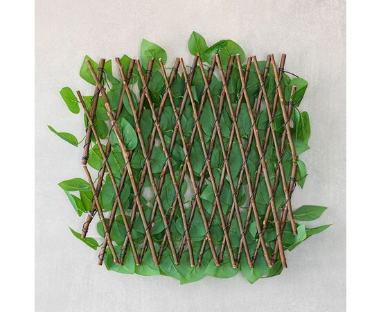 Декоративная панель из искусственной зелени и лозы "Фикус", 36*120 см, изображение 4 ᐒ купить на  ❤ Like7km.com.ua