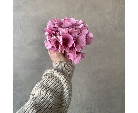 Головка гортензии, лиловая, 16 см, изображение 4 ᐒ купить на  ❤ Like7km.com.ua