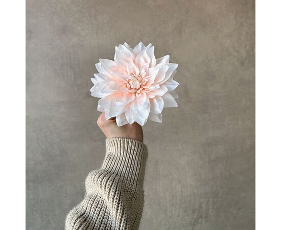 Головка георгина, светло-розовая, 15 см, изображение 4 ᐒ купить на  ❤ Like7km.com.ua