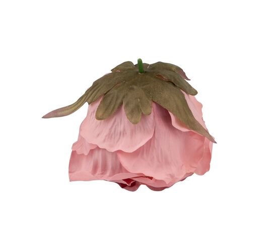 Головка розы, розовая, 11 см, изображение 3 ᐒ купить на  ❤ Like7km.com.ua