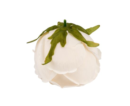 Головка розы, кремовая, 9 см, изображение 3 ᐒ купить на  ❤ Like7km.com.ua