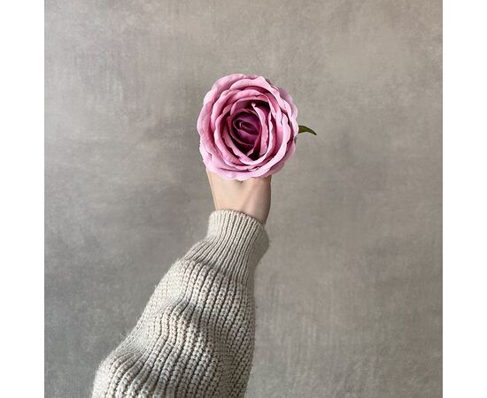 Розовая головка, розово-лиловая, 9 см, изображение 4 ᐒ купить на  ❤ Like7km.com.ua