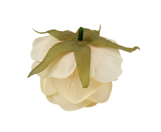 Головка розы, кремовая, 6,5 см, изображение 3 ᐒ купить на  ❤ Like7km.com.ua