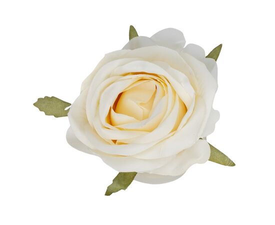 Головка розы, кремовая, 6,5 см, изображение 2 ᐒ купить на  ❤ Like7km.com.ua