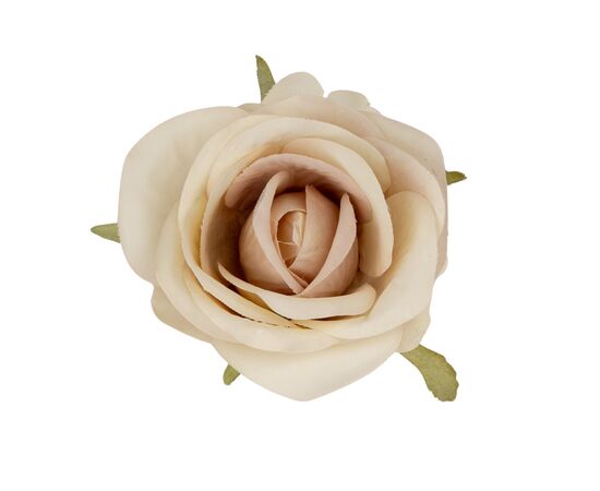 Головка розы, бежевая, 6,5 см, изображение 2 ᐒ купить на  ❤ Like7km.com.ua