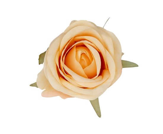 Головка розы, оранжевая, 6,5 см, изображение 2 ᐒ купить на  ❤ Like7km.com.ua