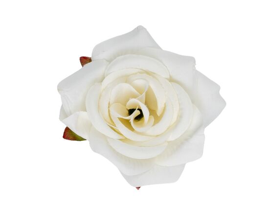 Головка розы, белая, 7,5 см, изображение 2 ᐒ купить на  ❤ Like7km.com.ua