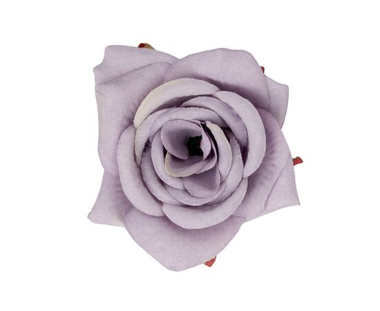 Головка розы, лиловая, 7,5 см., изображение 2 ᐒ купить на  ❤ Like7km.com.ua