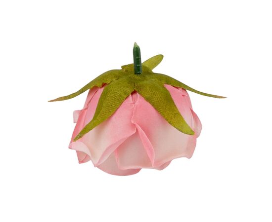 Головка розы, розовая, 6 см, изображение 3 ᐒ купить на  ❤ Like7km.com.ua
